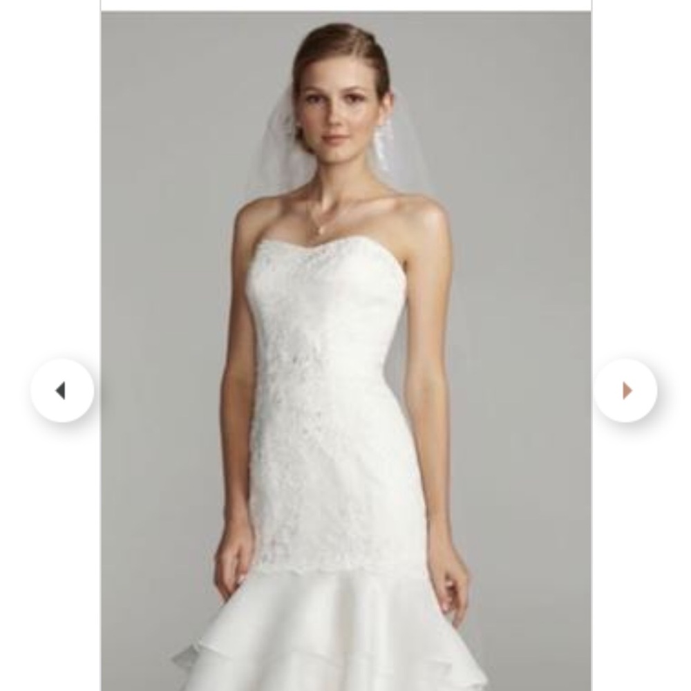 Melissa Sweet White Lace Wedding Gown